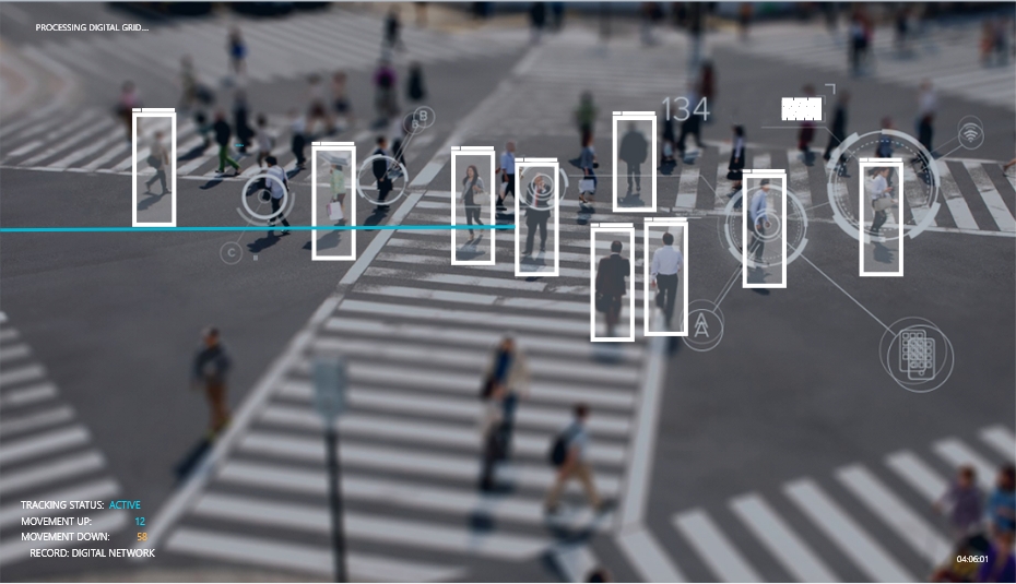 Adverto cam-bot detecting people and objects